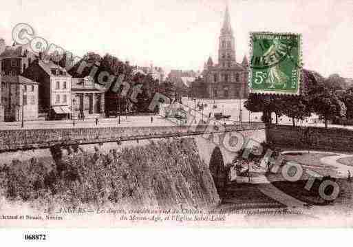 Ville de ANGERS, carte postale ancienne