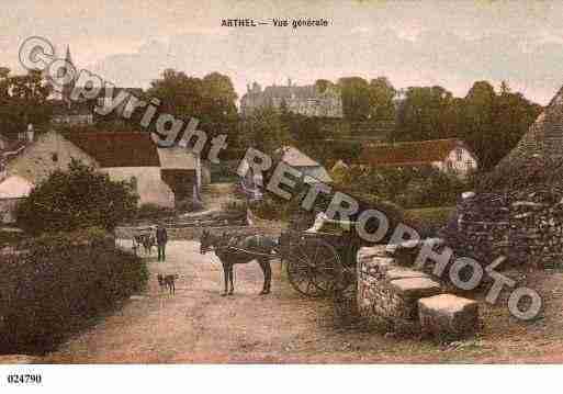 Ville de ARTHEL, carte postale ancienne