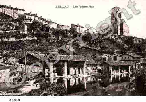 Ville de BELLACCHATEAUDEBAGNAC, carte postale ancienne