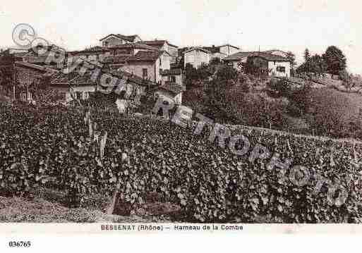 Ville de BESSENAY, carte postale ancienne