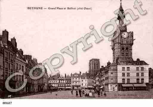 Ville de BETHUNE, carte postale ancienne