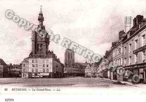 Ville de BETHUNE, carte postale ancienne