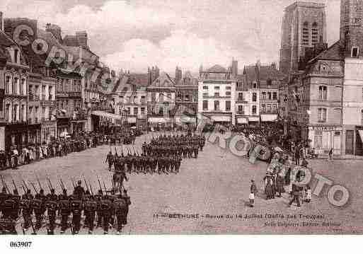 Ville de BETHUNE, carte postale ancienne