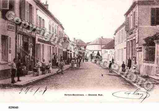 Ville de BETONBAZOCHES, carte postale ancienne