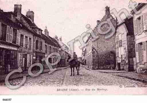 Ville de BRAINE, carte postale ancienne