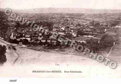 Ville de BRASSACLESMINES, carte postale ancienne