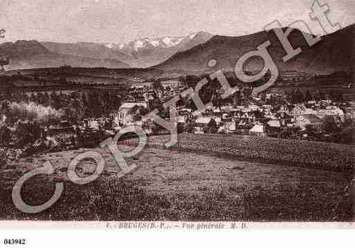 Ville de BRUGESCAPBISMIFAGET, carte postale ancienne