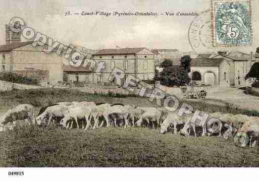 Ville de CANETENROUSSILLON, carte postale ancienne