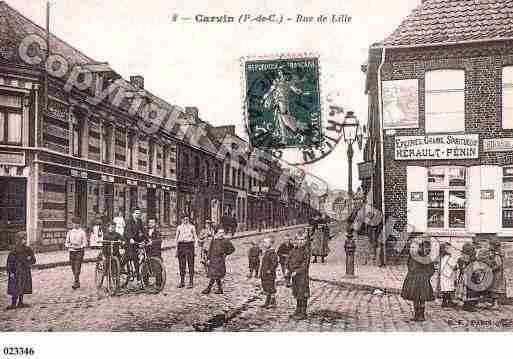 Ville de CARVIN, carte postale ancienne