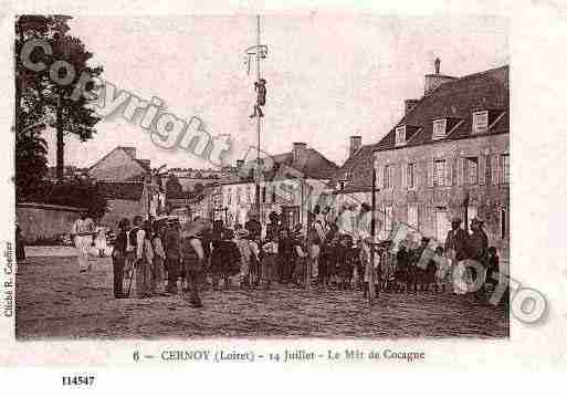 Ville de CERNOYENBERRY, carte postale ancienne