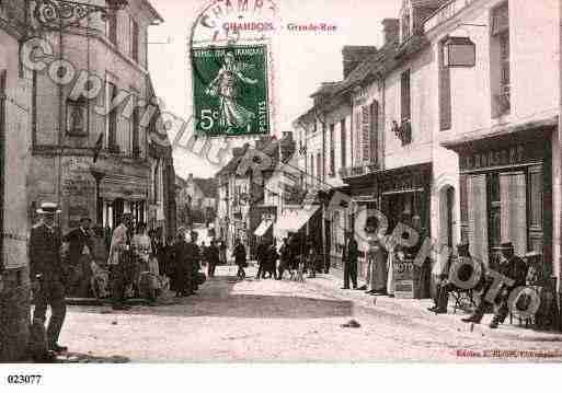 Ville de CHAMBOIS, carte postale ancienne