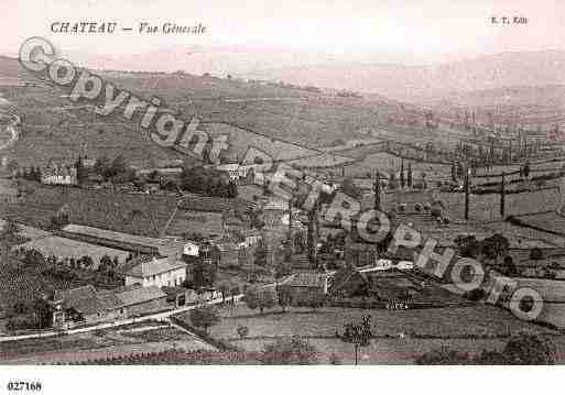 Ville de CHATEAU, carte postale ancienne