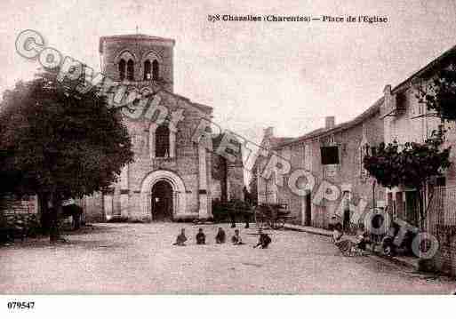 Ville de CHAZELLES, carte postale ancienne