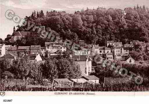 Ville de CLERMONTENARGONNE, carte postale ancienne