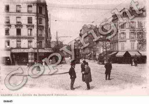 Ville de CLICHY, carte postale ancienne