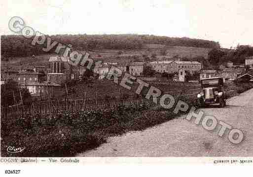 Ville de COGNY, carte postale ancienne