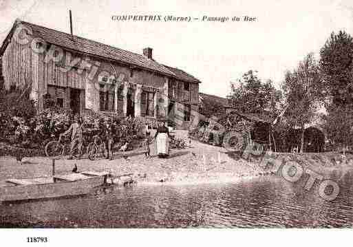 Ville de COMPERTRIX, carte postale ancienne