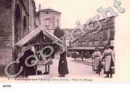 Ville de COULONGESSURL'AUTIZE, carte postale ancienne