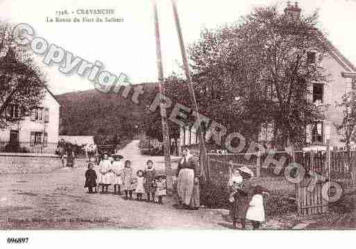 Ville de CRAVANCHE, carte postale ancienne