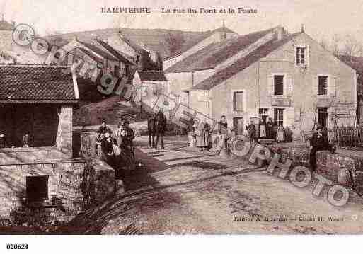 Ville de DAMPIERRE, carte postale ancienne