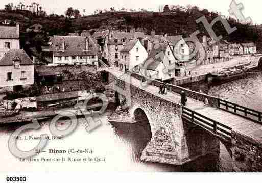 Ville de DINAN, carte postale ancienne