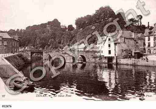 Ville de DINAN, carte postale ancienne