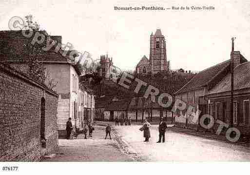 Ville de DOMARTENPONTHIEU, carte postale ancienne