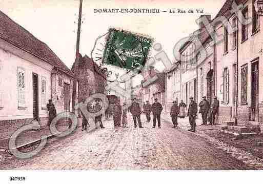 Ville de DOMARTENPONTHIEU, carte postale ancienne