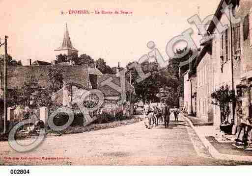 Ville de EPOISSES, carte postale ancienne