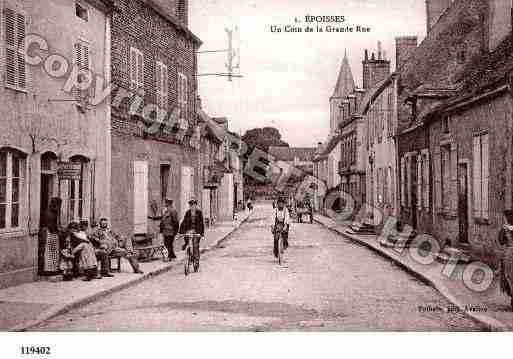 Ville de EPOISSES, carte postale ancienne