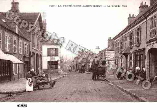 Ville de FERTESAINTAUBIN(LA), carte postale ancienne