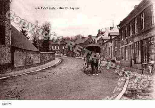 Ville de FOURMIES, carte postale ancienne