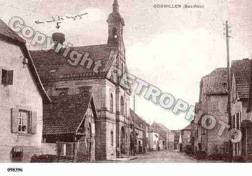 Ville de GOXWILLER, carte postale ancienne