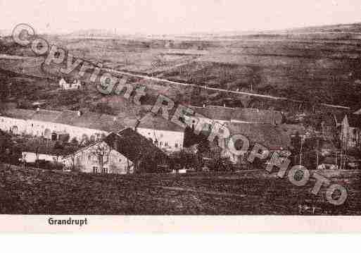 Ville de GRANDRUPT, carte postale ancienne