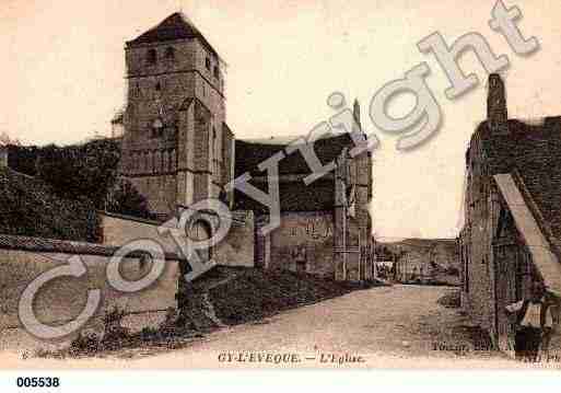 Ville de GYL\'EVEQUE, carte postale ancienne