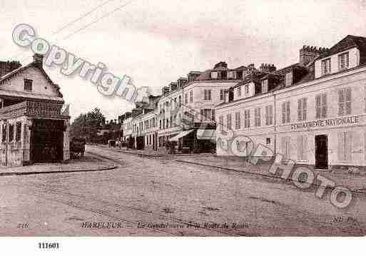 Ville de HARFLEUR, carte postale ancienne