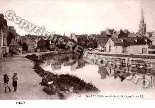 Ville de HARFLEUR, carte postale ancienne