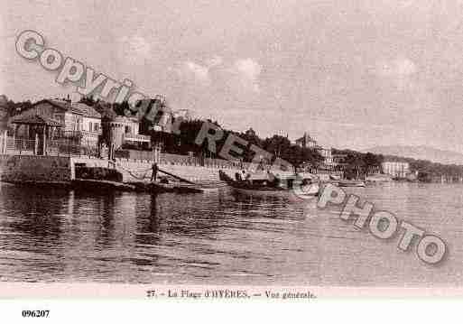 Ville de HYERES, carte postale ancienne