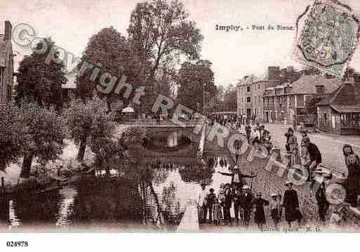 Ville de IMPHY, carte postale ancienne