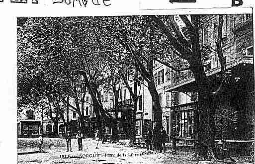 Ville de ISLESURLASORGUE(L'), carte postale ancienne