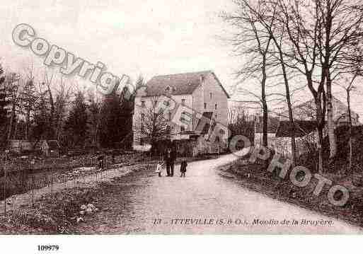 Ville de ITTEVILLE, carte postale ancienne