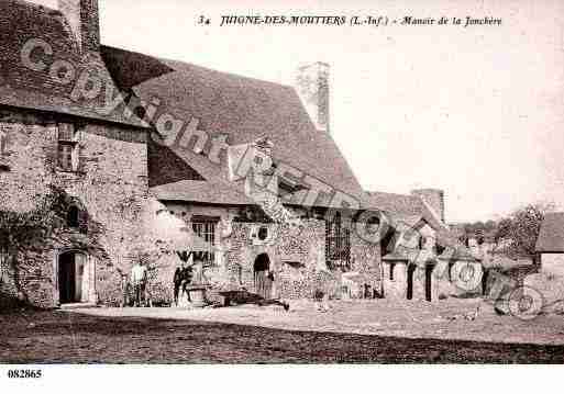 Ville de JUIGNELESMOUTIERS, carte postale ancienne