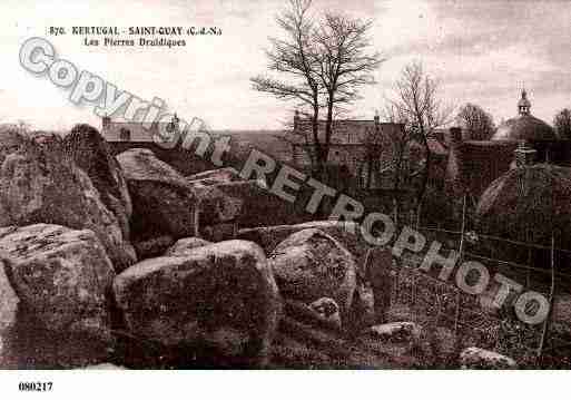 Ville de KERTUGAL, carte postale ancienne