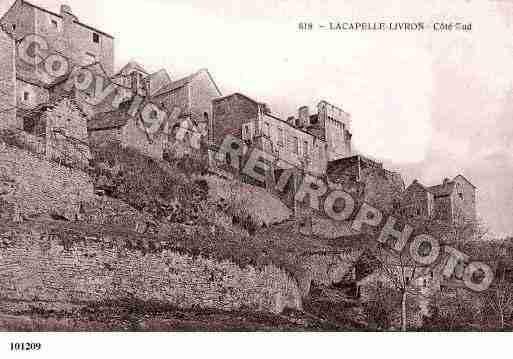 Ville de LACAPELLELIVRON, carte postale ancienne