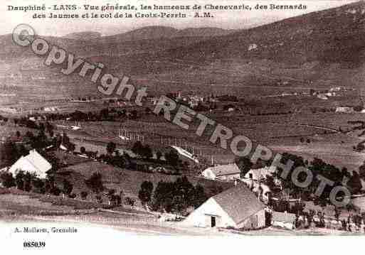 Ville de LANSENVERCORS, carte postale ancienne