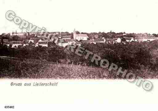 Ville de LIEDERSCHIEDT, carte postale ancienne