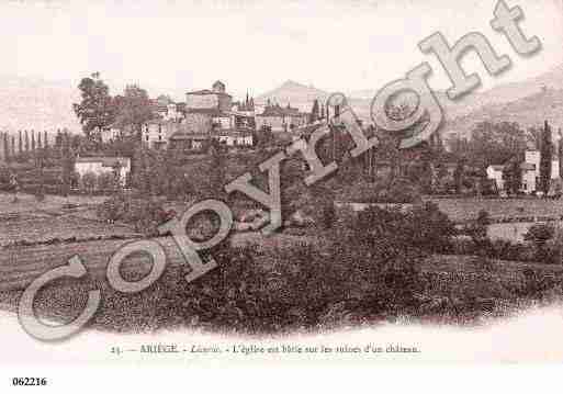 Ville de LIEURAC, carte postale ancienne