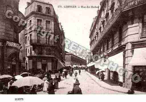 Ville de LIMOGES, carte postale ancienne