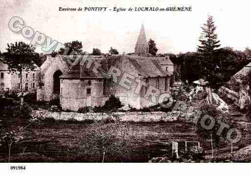 Ville de LOCMALOENGUEMENE, carte postale ancienne