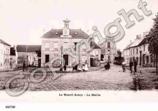 Ville de MESNILAUBRY(LE), carte postale ancienne